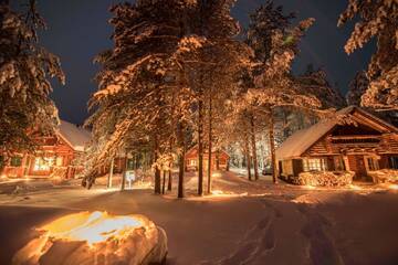 Фото номера Шале с двумя спальнями Шале Lampiranta Log cabin г. Хосса 20