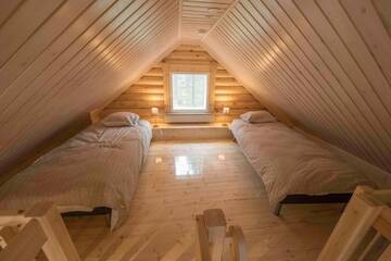 Фото номера Шале с двумя спальнями Шале Lampiranta Log cabin г. Хосса 25