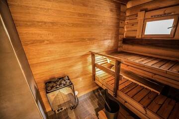 Фото номера Шале с двумя спальнями Шале Lampiranta Log cabin г. Хосса 29